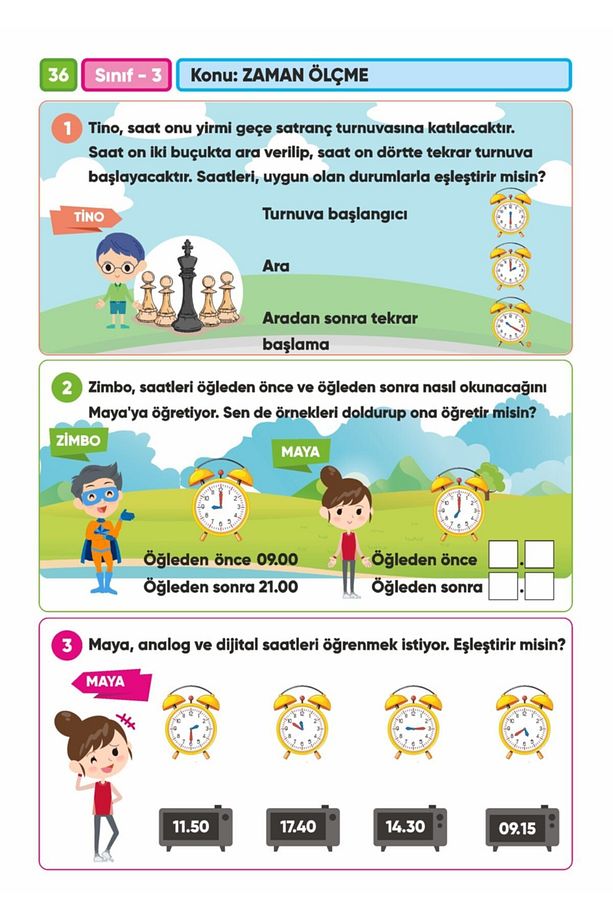 3.Sınıf Matematik Soru Bankası - Canlanan Kitap - AR - 9