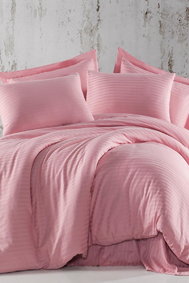 Cotton Satin Duvet Cover Set Double