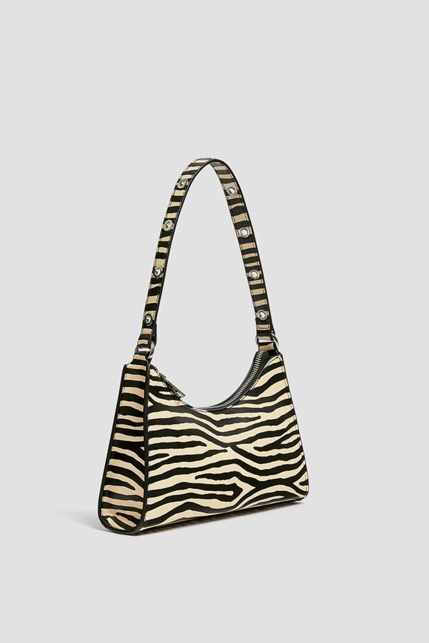 İnek Desenli Kol Çantası - 4