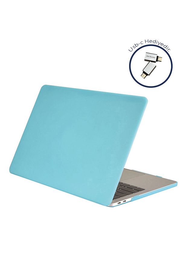 Macbook Air Kılıf M1 Çip Mat Flu A1932 A2179 A2337 (2018-2020) Modeli Ile Uyumlu - 5