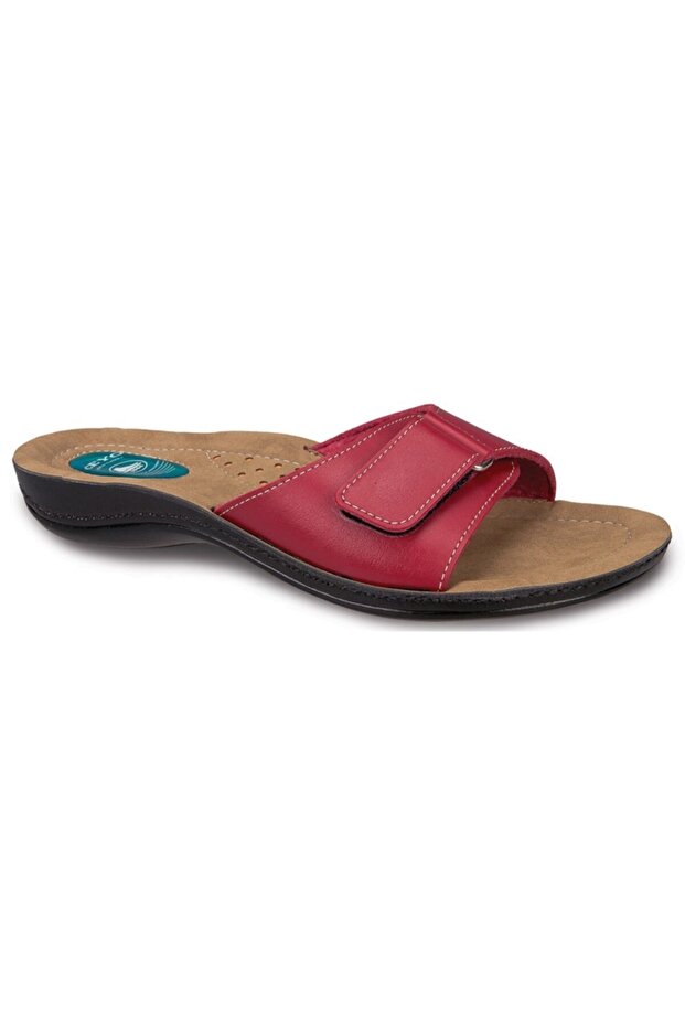 Women's Red Summer Slippers for Heel Spurs 9808 15