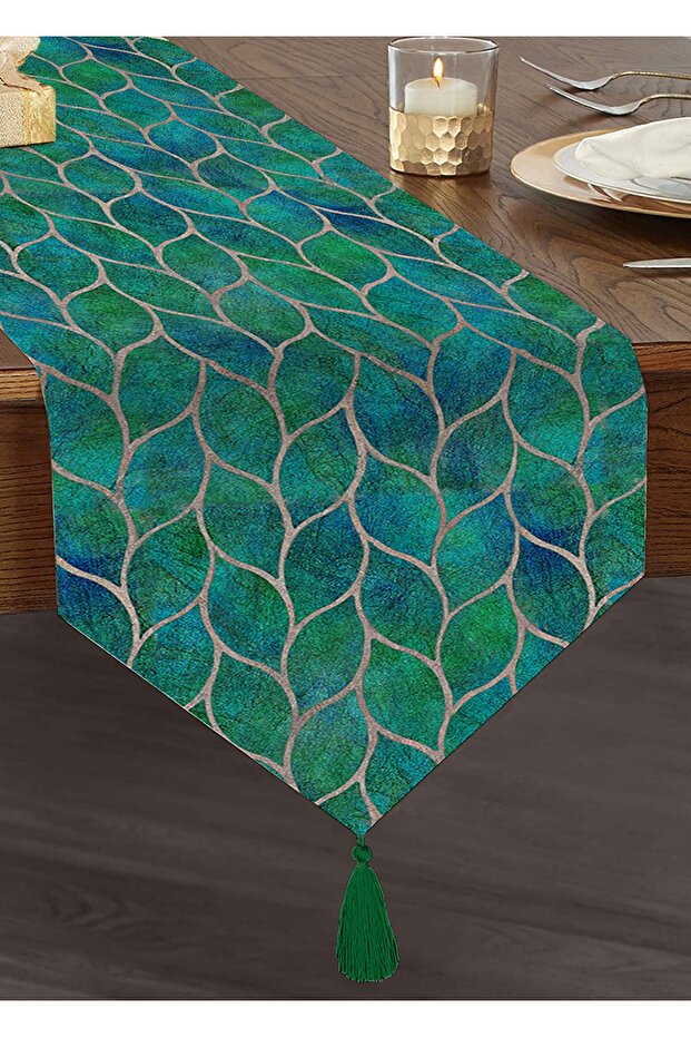 تصميم مخصص الرقمية المطبوعة الزخرفية معنقدة الشنيل مثلث عداء