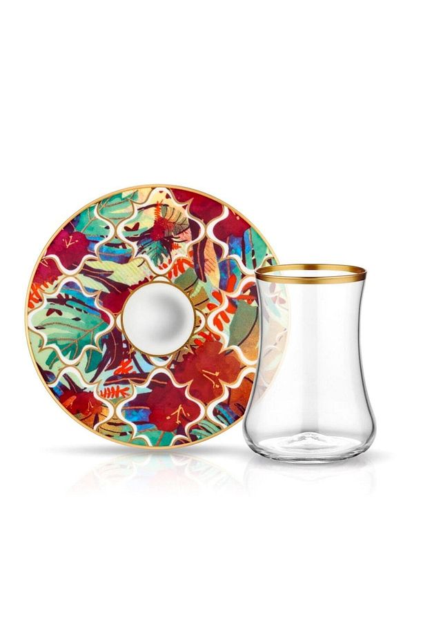 Dervish Çay Seti 6 Lı Amazon Tropıc Seffaf - 1