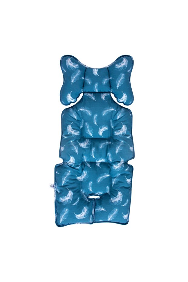 Stroller and Car Seat Cushion - Blue Standard