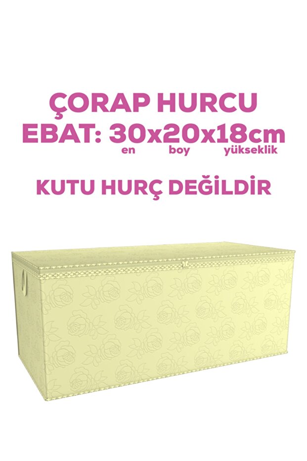 3 Adet 80x120 Vakumlu Poşet Seti + 1 Adet Çorap Hurcu - 2