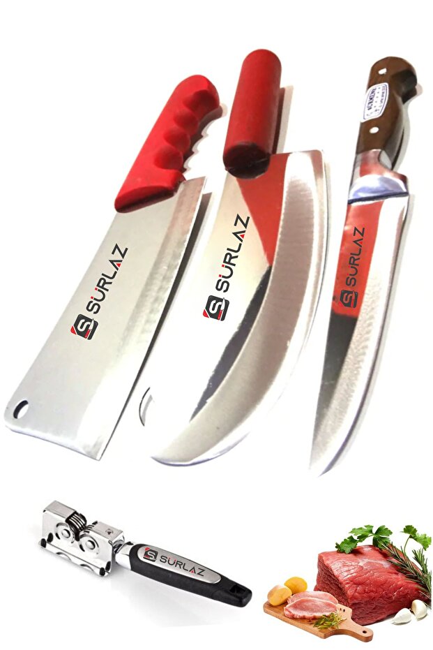 Satır Zırh Set 3'lü Bıçak - 1