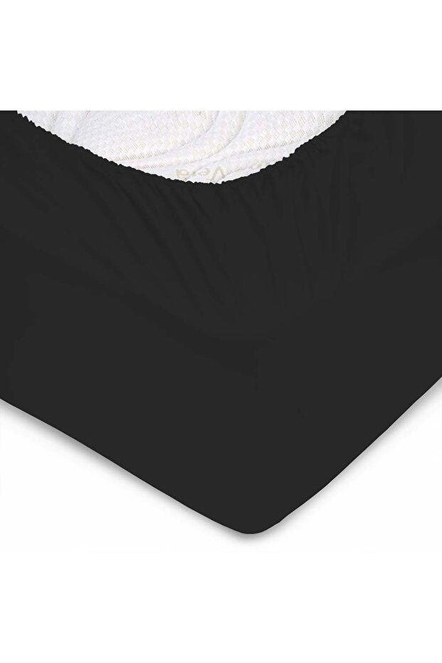 Ελαστικό σεντόνι Μαύρο - 3