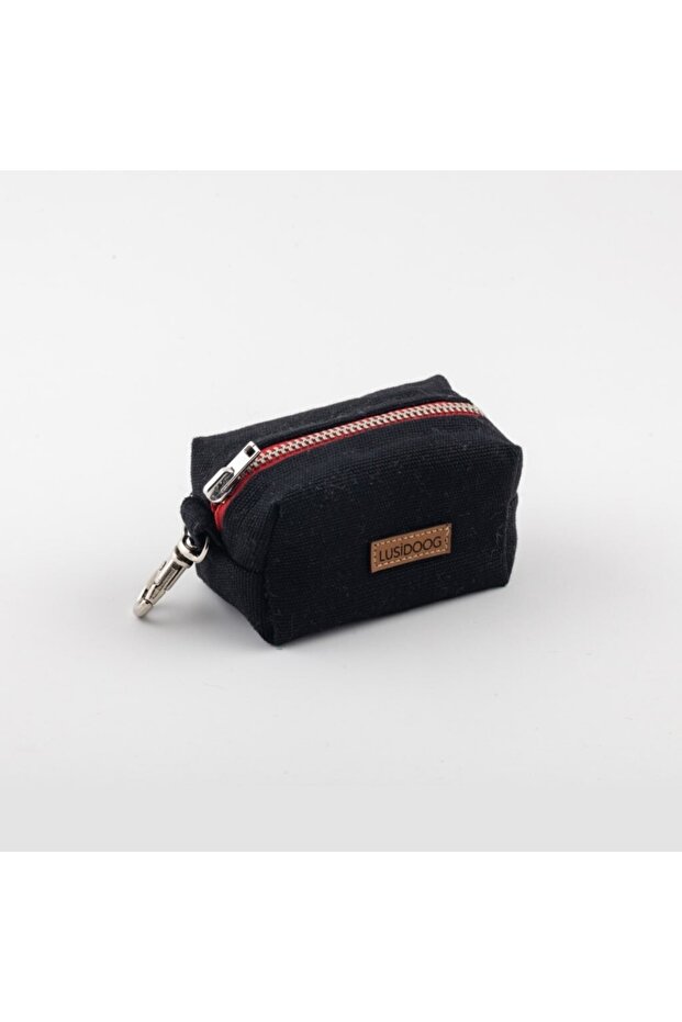 Black Dog Waste Bag Carrier Bag Poop Bag Carrying Bag Feces Bag