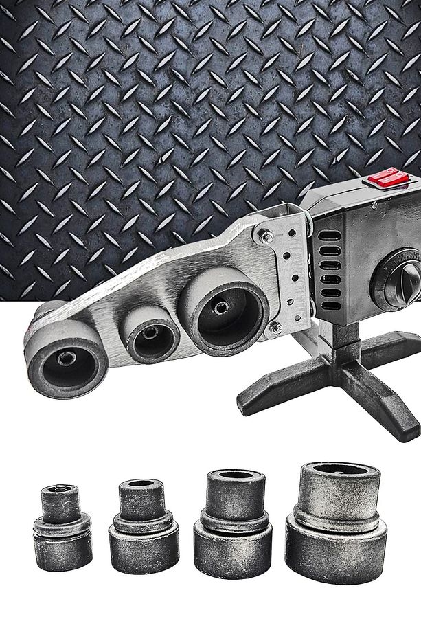 Yüksek Kalite Çift Residans Ayarlı Pprc Plastik Boru Kaynak Makinesi 3 Metre Teflon Makaslı Set - 3