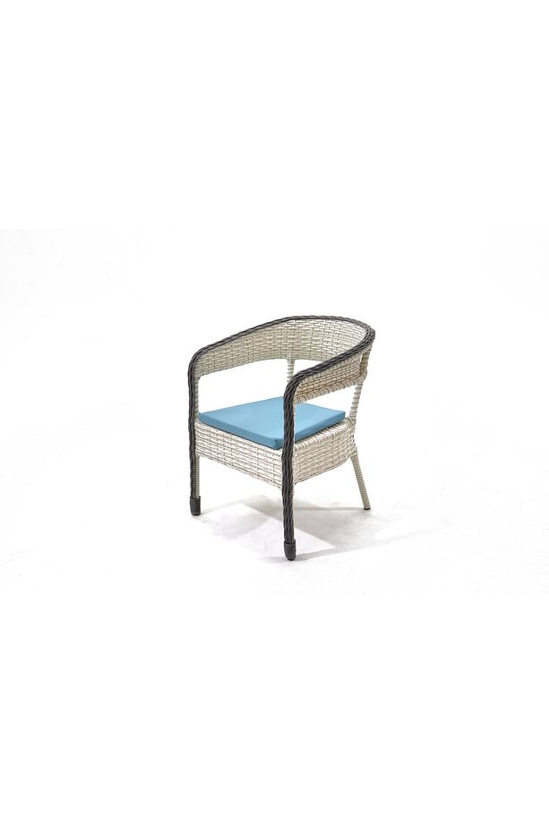 Monalin Mobilya Icon 4 Kişilik Rattan El Örgüsü Masa Sandalye Takımı - 3