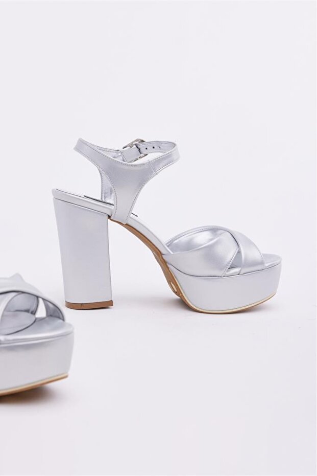 Platformlu Kadın Abiye Ayakkabı - 2