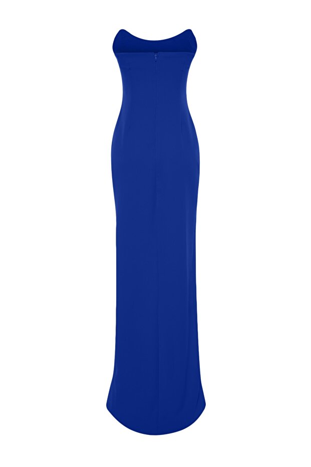 Dlouhé večerní šaty s kosticemi Saks TPRSS23AE00185 - 8