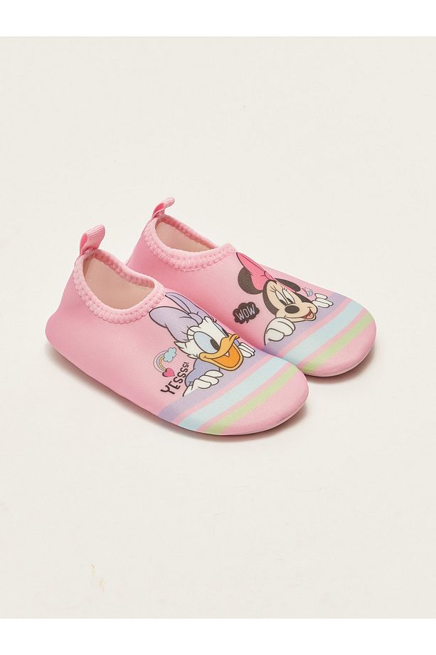 LCW STEPS Minnie Mouse Lisanslı Baskılı Kız Çocuk Deniz Ayakkabısı - 1
