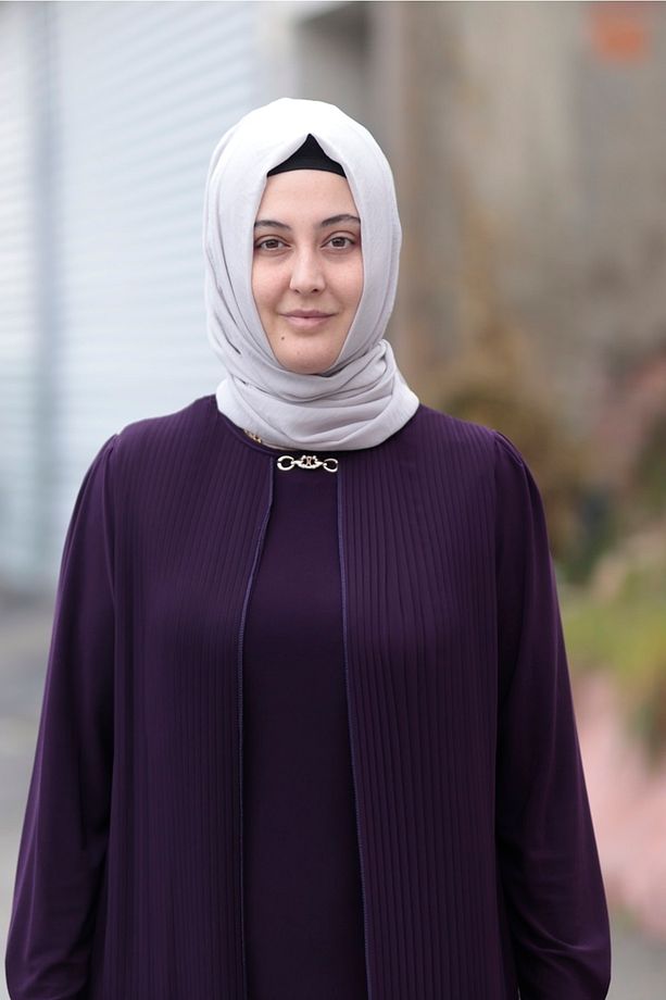 Piliseli Şifon Abiye Elbise - 4