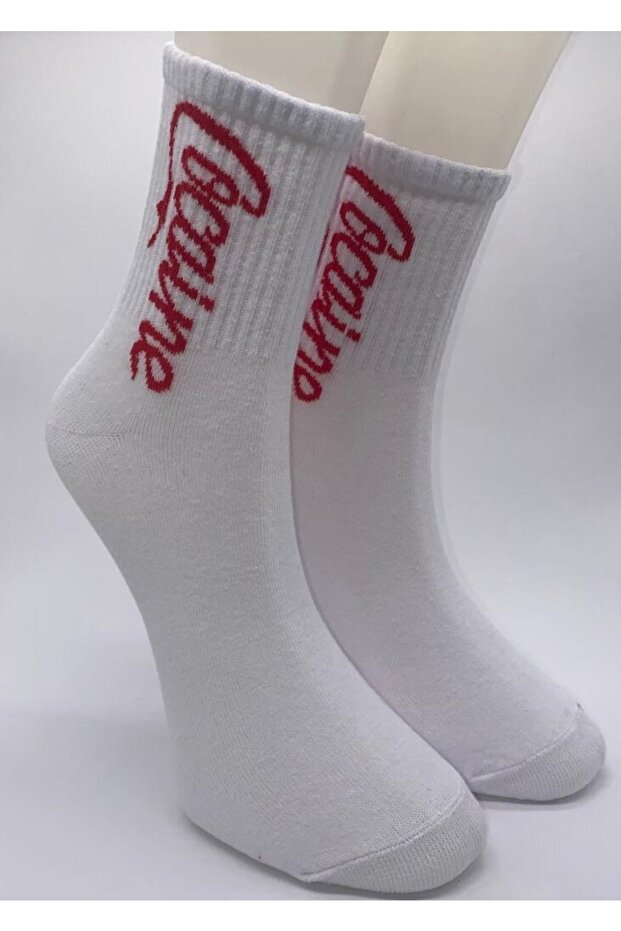 جوارب بمقبس ملونة ذات طابع منقوش ck22 - 1