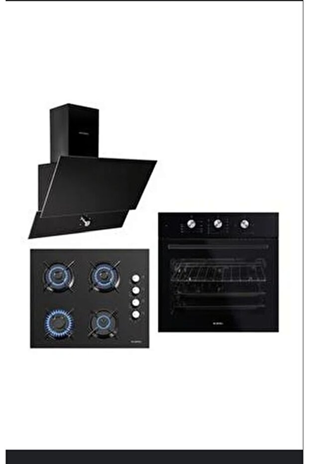 Siyah Ankastre Set - 1