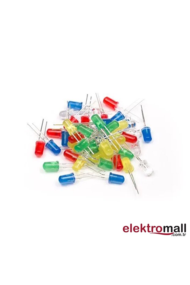 5mm Yeşil Diffused Led - 100 Adet - 3