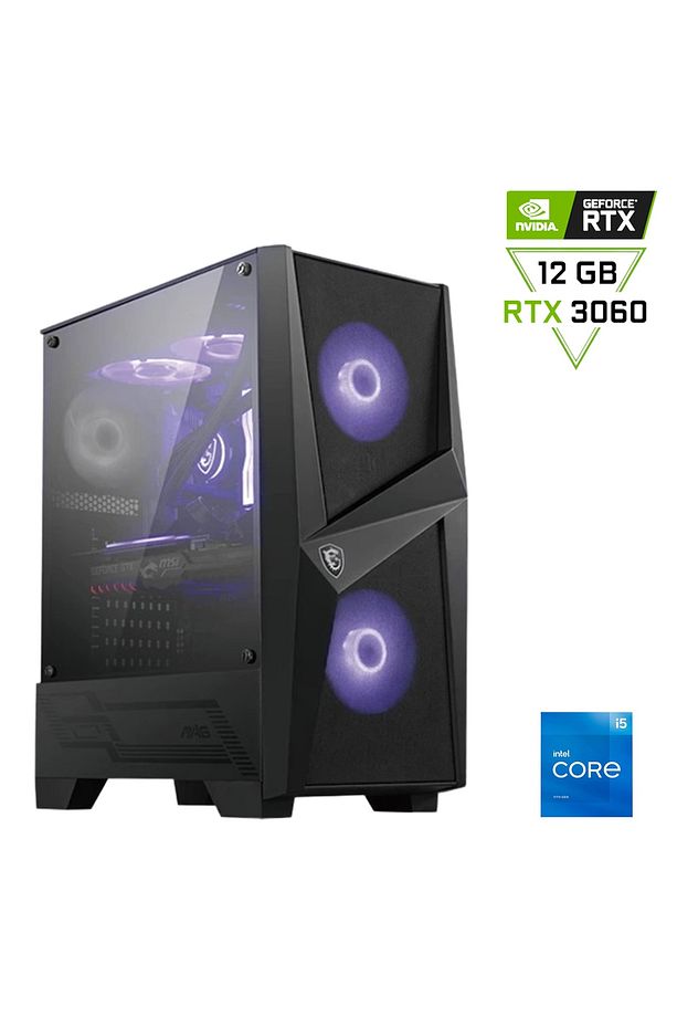 Intel Core I5 11400f / 16gb Ddr4 /500gb 3300-3100 Mb/s M2 Ssd / Rtx3060 Gamıng Pc - 1