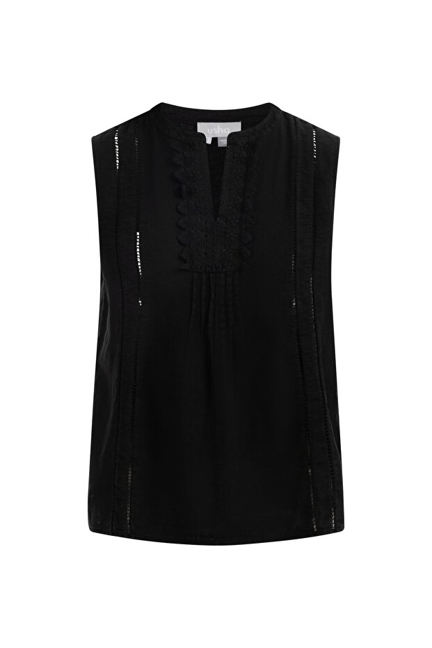 Blusentop mit Spitze - 4