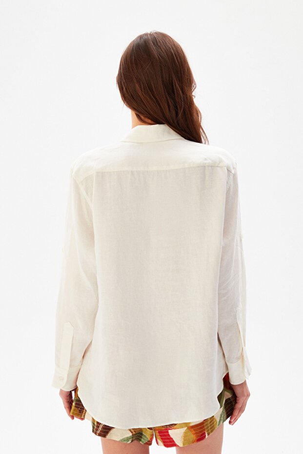 Keten Gömlek - 6