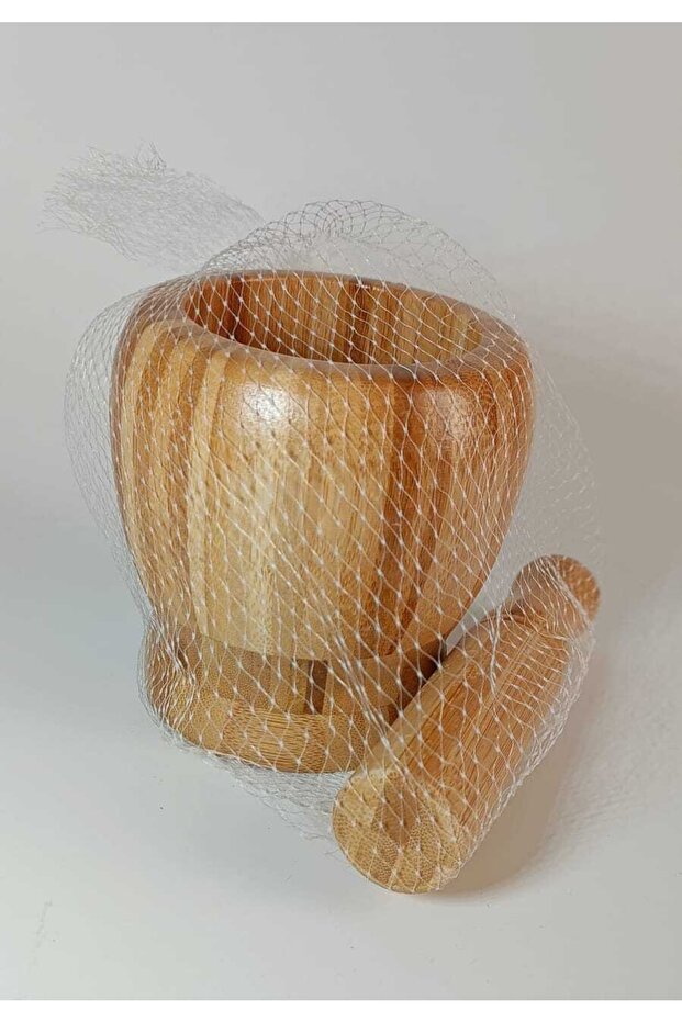 Sarımsak Döveci Bambu Havan - 1