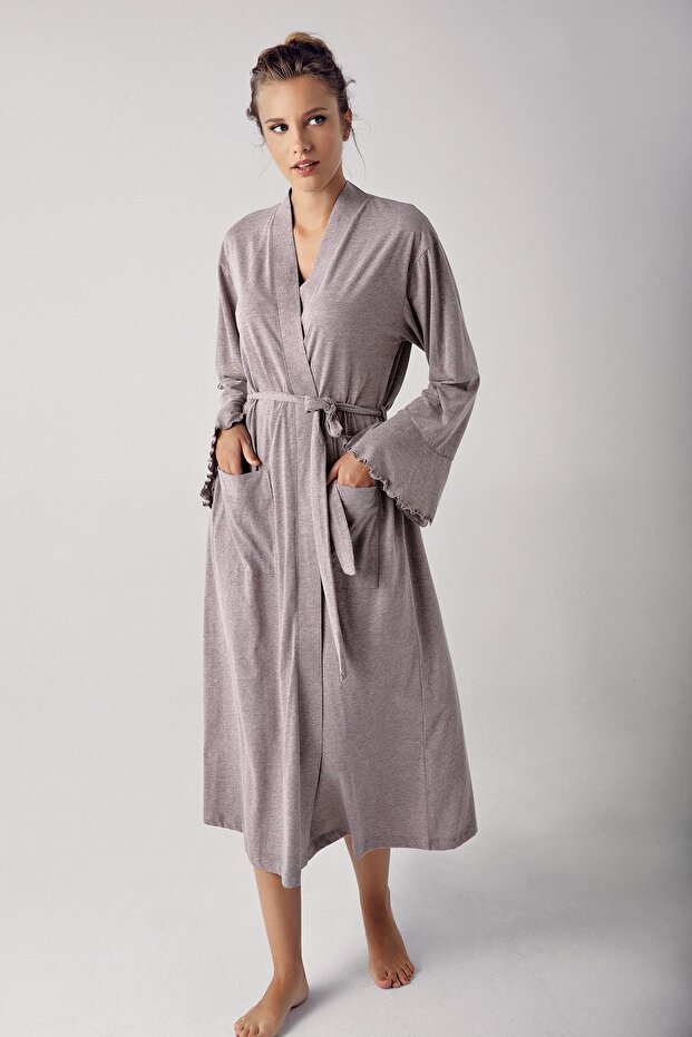 Women's Cotton Dressing Gown 13502