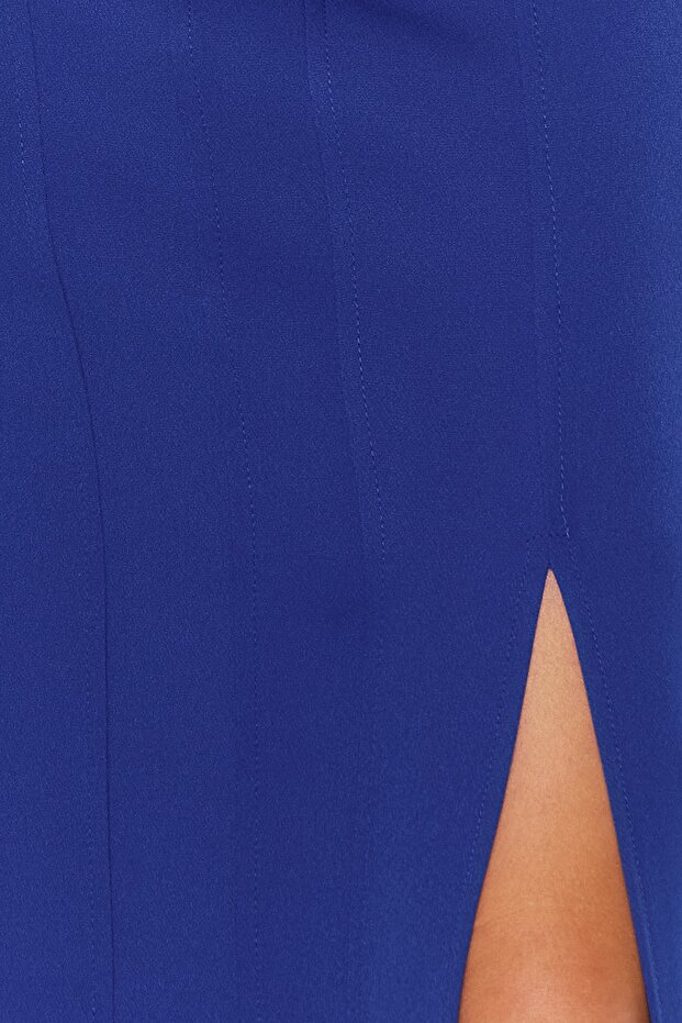 Dlouhé večerní šaty s kosticemi Saks TPRSS23AE00185 - 5