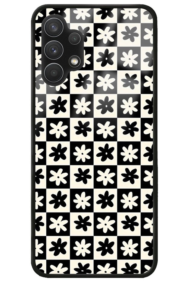 Samsung Galaxy A13 4g Premium Daisy Pattern Glossy Phone Case with Camera Protection