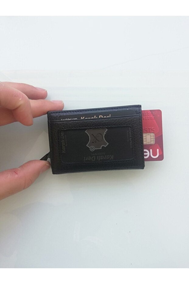 Mekanızmalı Deri Cüzdan - 5