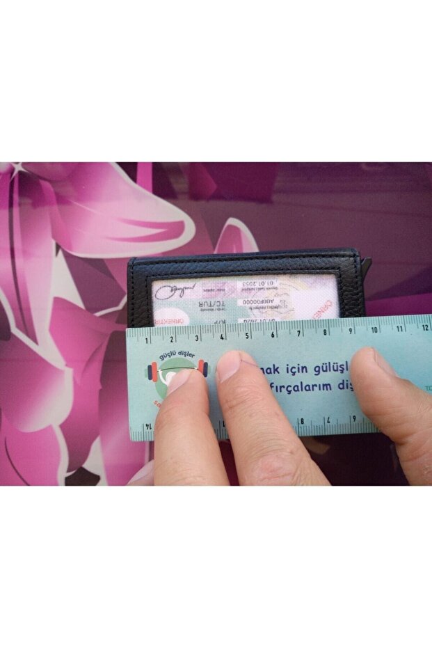 Mekanızmalı Deri Cüzdan - 6