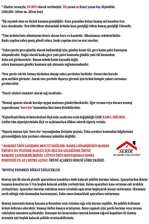 Çay Saati Baskılı Zebra Perde Mutfak Zebra Perde (en*boy) - 4