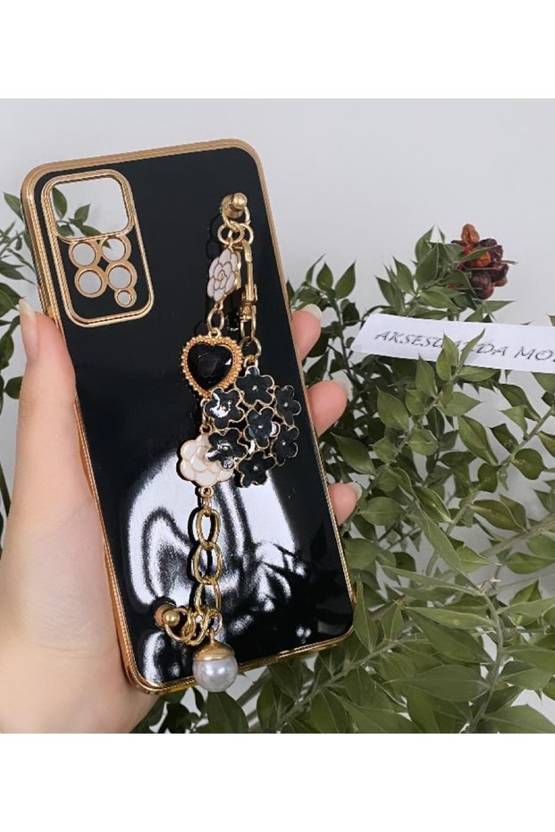 Redmi Note 11 Pro Compatible Floral Stone Pearl Handheld Laser Cut Case