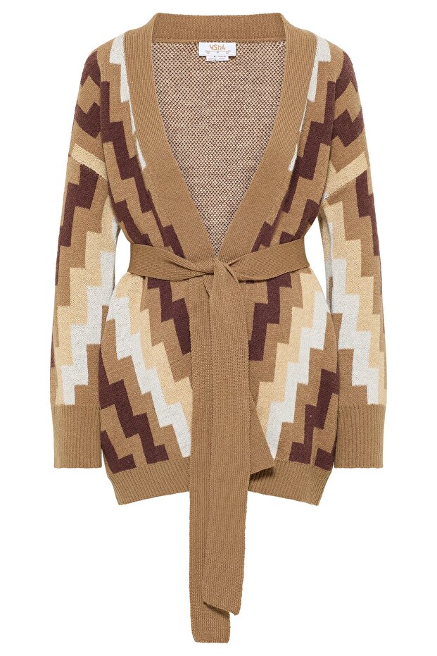 Offener Strickcardigan - 4