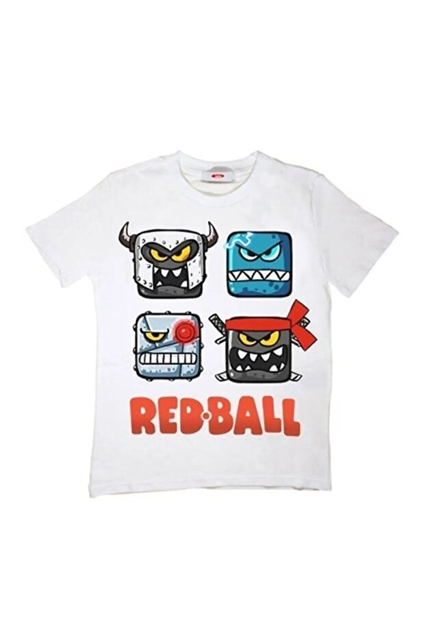 Kids Red Honey 4 Game Characters Printed Overisize Children's T-shirt
