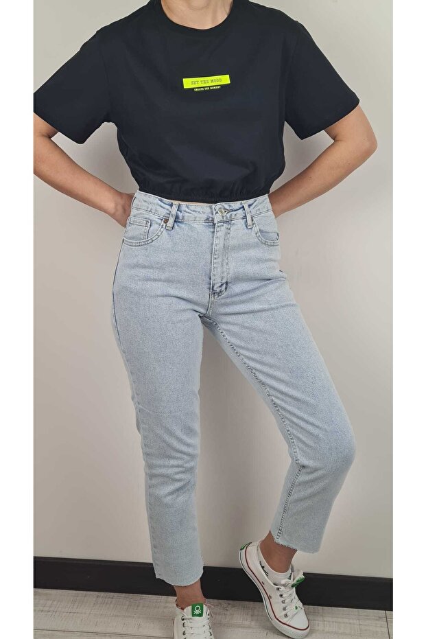 Baskılı T-shırt - 1