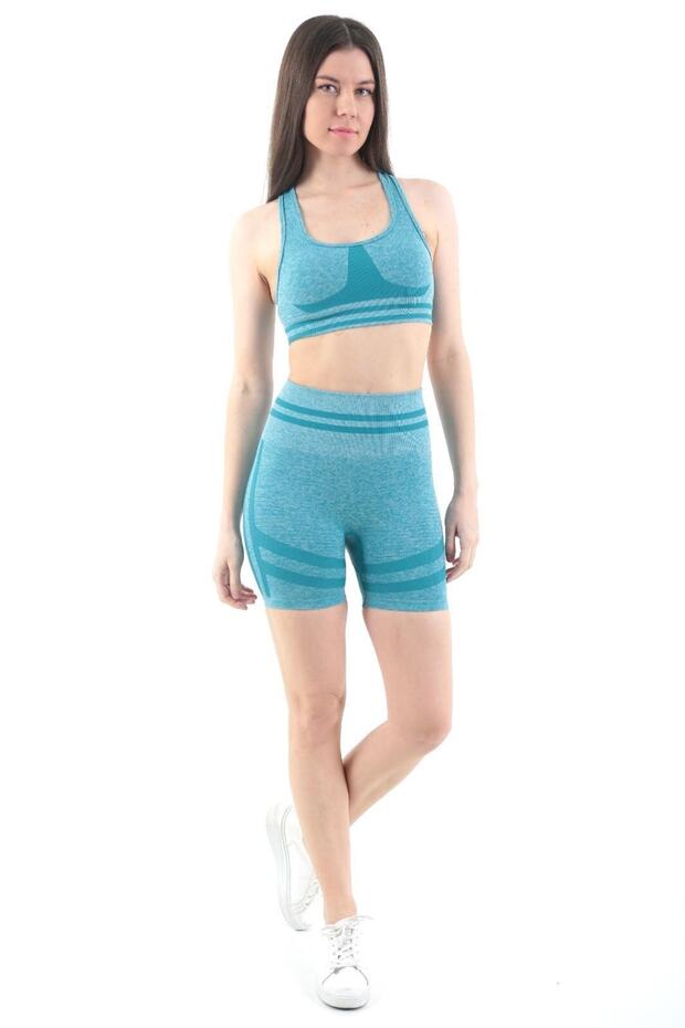 Professional Shorts Bralette Sports Tights Set