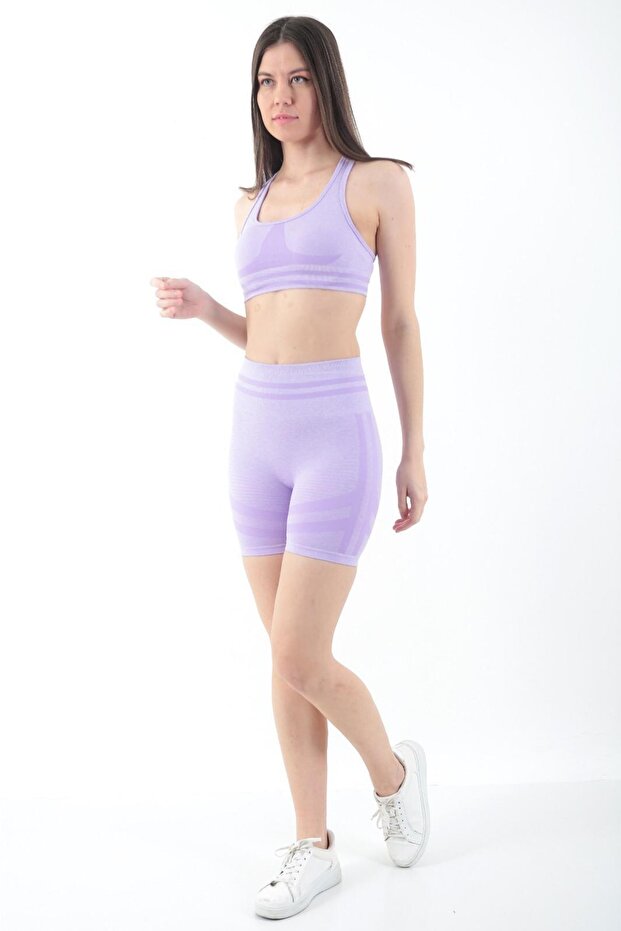 Professional Shorts Bralette Sports Tights Set