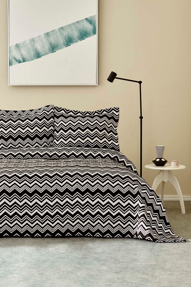 Wave Yatak Örtüsü Tek Kişilik Black - 1