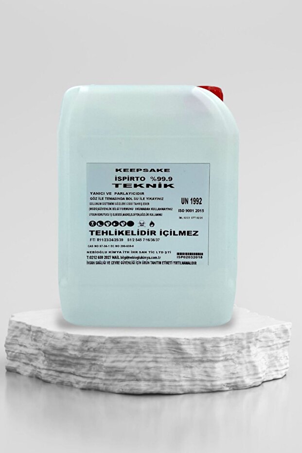 5 Litre Şeffaf Ispirto %99,9 - 1