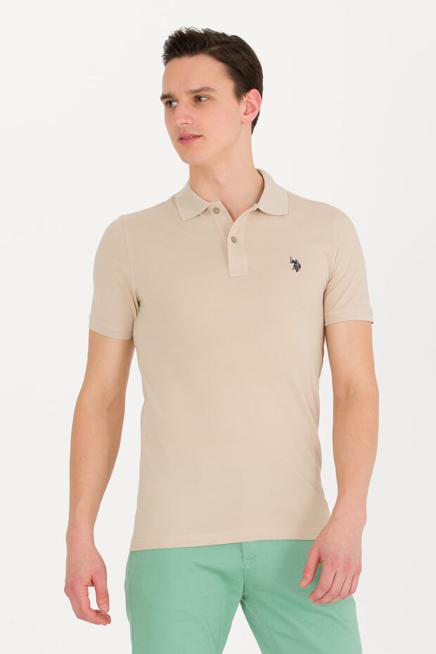 Comfort Fit Logo Polo Neck T-shirt