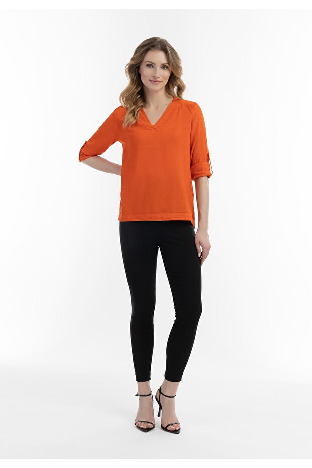 Blusenshirt mit Spitze - 1