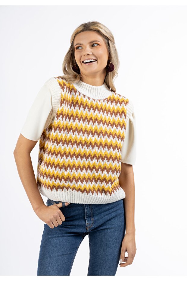 FESTIVAL Strick Pullunder rakata - 2