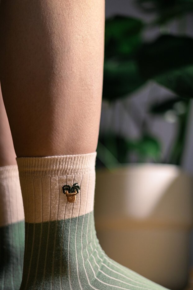 2'li Mathilda Pamuklu Çorap - 3