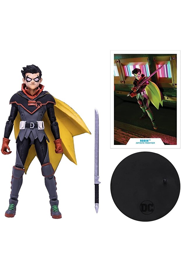Dc Multiverse: Infinite Frontier - Robin (damian Wayne) Figür - 3