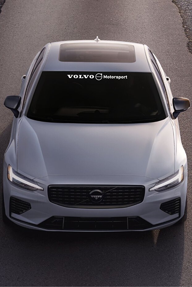 50*5 Cm Volvo Motorsport Vehicle Windshield Sticker Label Covering Foil Vehicle Modified Accessory