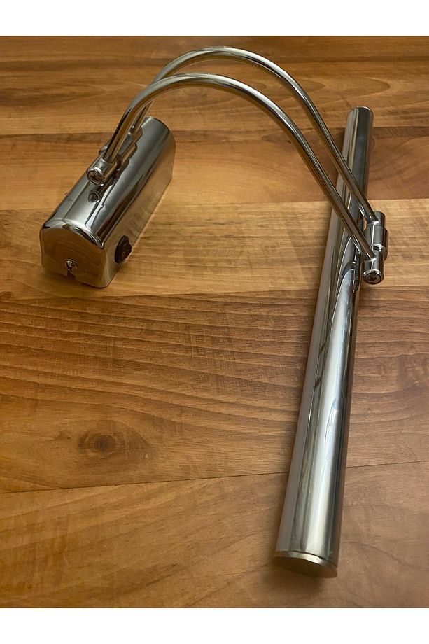 Pilli Flüt Aplik 35 Cm Krom Rengi - 1