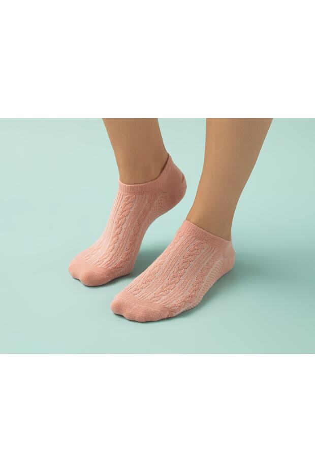 Samara Cotton Women's Short Socks 36-40 Pink