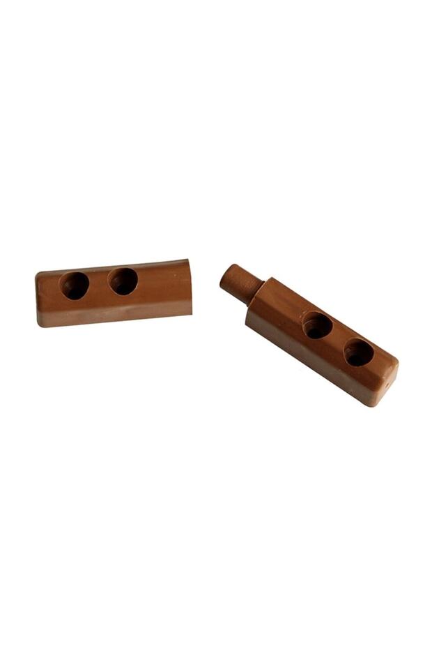 Sineklik Menteşesi-çıt Çıtı-tutamağı A.kahve 10''lu Set (30 Adet) - 3