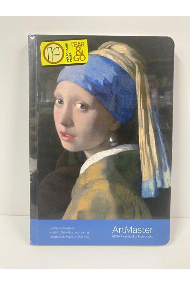 دفتر ملاحظات Art Master غطاء صلب مخطط بخيوط 120 ورقة 17x24