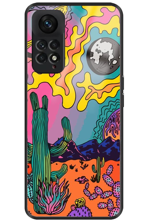 Xiaomi Redmi Note 11 Premium Desert Pattern Glossy Phone Case with Camera Protection